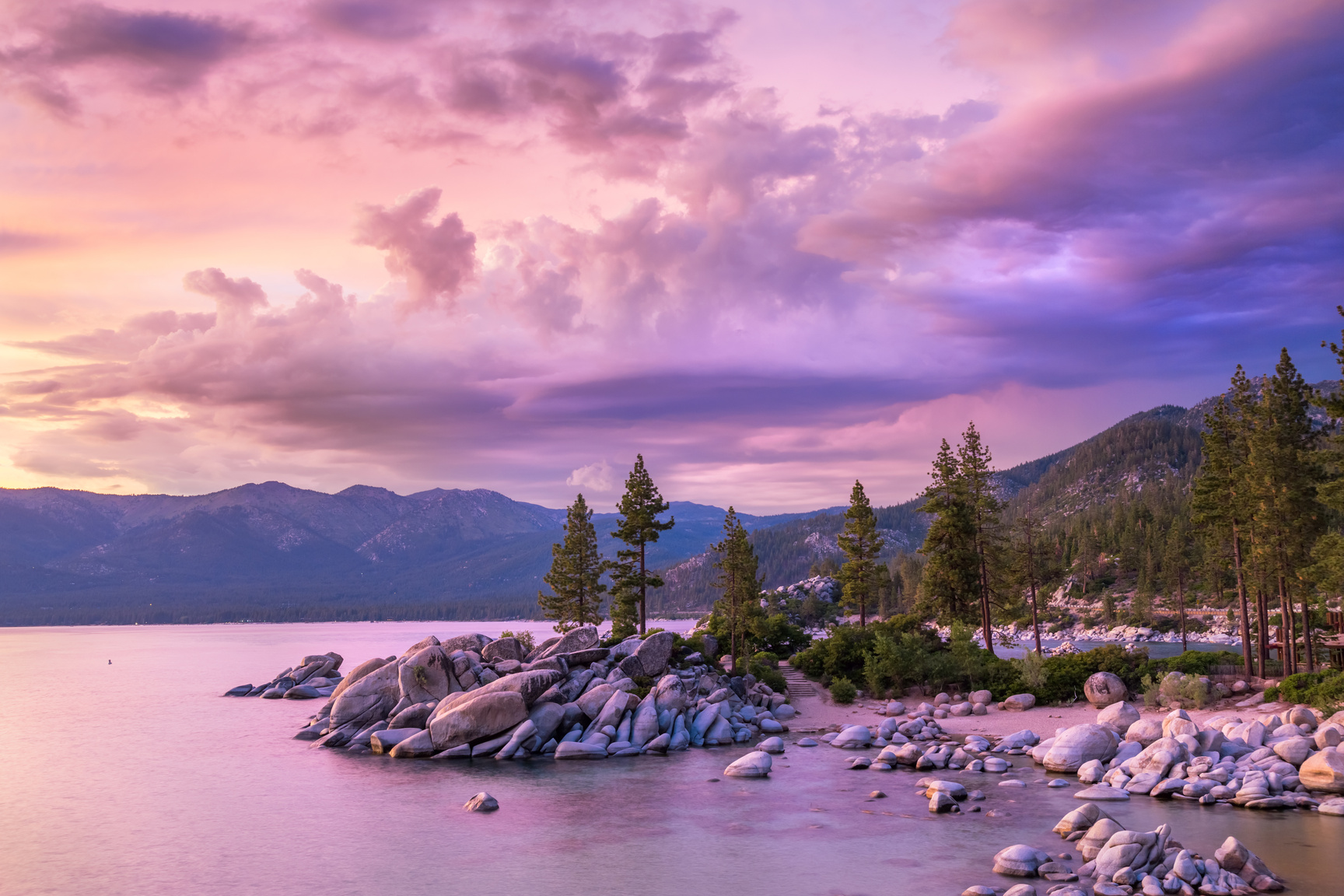 Lake Tahoe sunset
